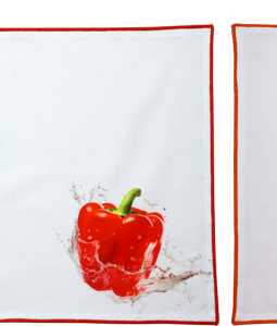 9774 LOT SERVIETTES « VEGETABLES » 4P